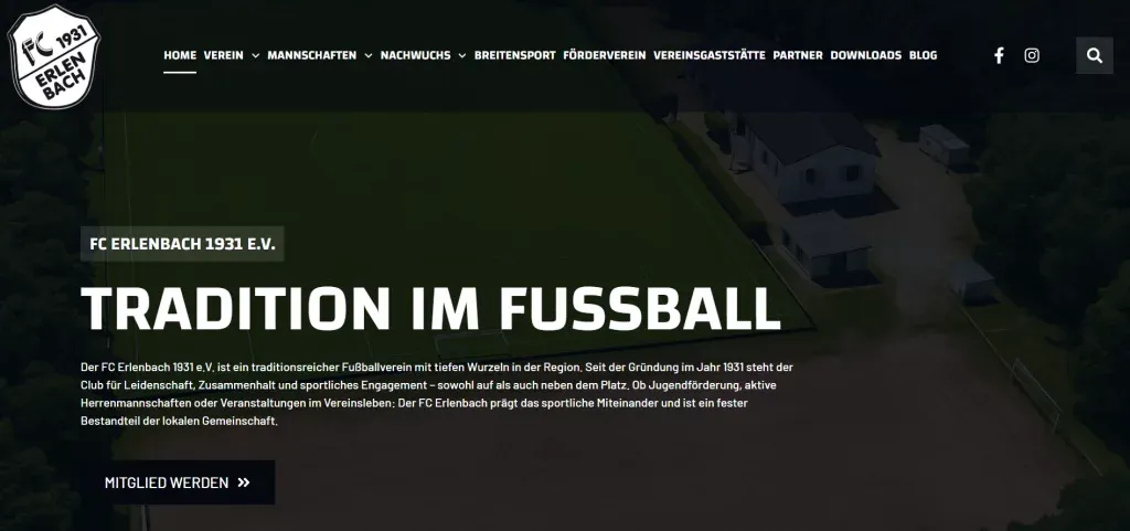 Neue Webseite - FC Erlenbach