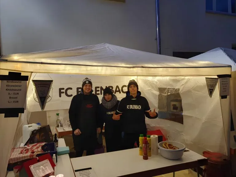 Weihnachtsmarkt FC Erlenbach Stand