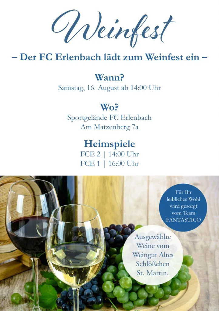 Weinfest 2025 Erlenbach