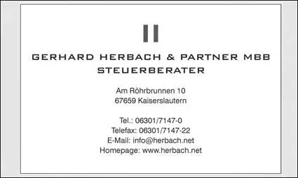 Gerhard Herbach Steuerberater
